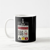 Bereichsleiter-ID-Abzeichen Kaffeetasse (Links)