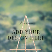 Bereichsübergreifender Ausdrucken für Veranstaltun Acrylschild (Neutral)