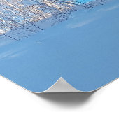 Bereifte Bäume Poster (Ecke)
