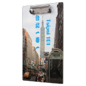 Bereisen von Asien Klemmbrett (Links)