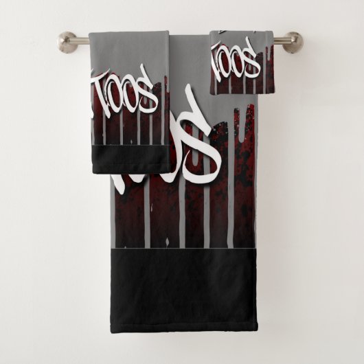 Bereit 4 Tattoos Handtuchhandtuch Set von 3 (Insitu)