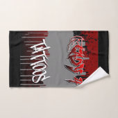 Bereit 4 Tattoos Handtuchhandtuch Set von 3 (Handtuch)