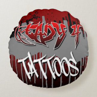 Bereit 4 Tattoos Rundkissen Rundes Kissen