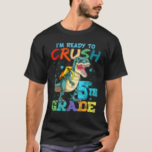 Bereit 5. Klasse zu knacken Dinosaurier Rückkehr z T-Shirt