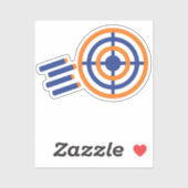 Bereit, Aim, Party! Nerf Gun Themed Birthday Party Aufkleber (Blatt)