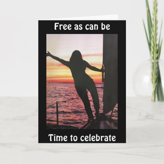 ***BEREIT, AUF DIE WASSER ZU TREFFEN*** GENIESSEN  KARTE (Vorderseite)