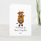 Bereit, bereit und langlebig - Maßgeschneidert Feiertagskarte (Rückseite)