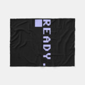 Bereit C64 Heimcomputer 80er Retro Gamer Coder Eri Fleecedecke (Vorderseite (Horizontal))