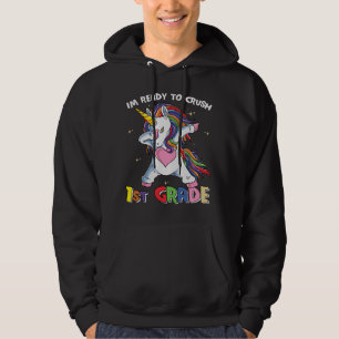 Bereit Crush Erster Schullehrer Kid unicorn Hoodie