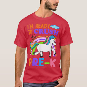 Bereit, das PreK Unicorn wieder in die Schule Jung T-Shirt