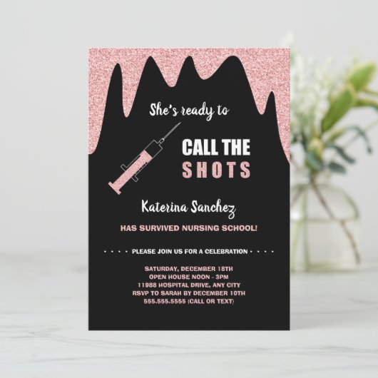 Bereit, den Abschluss der Kinderschuhschule zu ruf Einladung (Stehend Vorderseite)