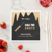 Bereit, den Abschluss der Kinderschuhschule zu ruf Serviette (Beispiel)