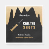 Bereit, den Abschluss der Kinderschuhschule zu ruf Serviette (Vorderseite)