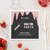 Bereit, den Abschluss der Kinderschuhschule zu ruf Serviette (Beispiel)