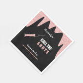 Bereit, den Abschluss der Kinderschuhschule zu ruf Serviette (Ecke)