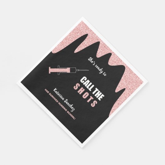 Bereit, den Abschluss der Kinderschuhschule zu ruf Serviette (Ecke)