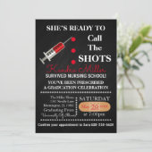 Bereit, den Abschluss zu rufen einladen Einladung (Stehend Vorderseite)