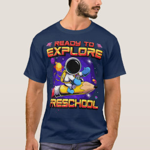 Bereit, den Astronauten von der Vorschule zurück i T-Shirt
