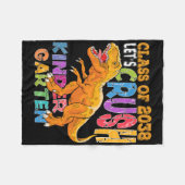 Bereit, den Kindergarten 2038 Dinosaurier Ck zu ze Fleecedecke (Vorderseite (Horizontal))