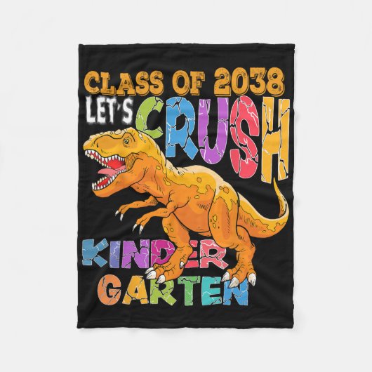 Bereit, den Kindergarten 2038 Dinosaurier Ck zu ze Fleecedecke (Vorderseite)