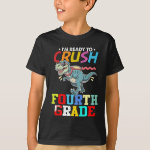 Bereit den vierten Schuljahr zu knacken Erster Tag T-Shirt