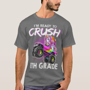 Bereit, die 8. Klasse Einhorn Rosa zurück zur Schu T-Shirt