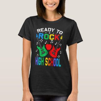 Bereit, die High School wieder zur Schulgitarre zu T-Shirt