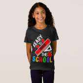 Bereit, die Schule wieder zum Schulgeschenk zu füh T-Shirt (Vorne ganz)