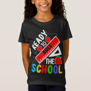 Bereit, die Schule wieder zum Schulgeschenk zu füh T-Shirt