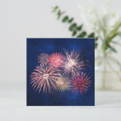 **BEREIT, EIN *4. JULI PARTY* EINLADEN ZU FEIERN EINLADUNG (Stehend Vorderseite)