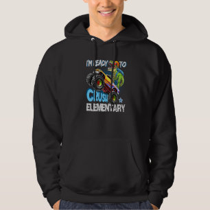 Bereit, elementaren Dinosaurier-Rex zu zerkleinern Hoodie