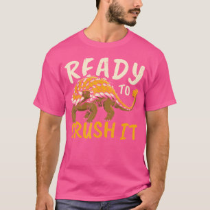 Bereit, es zu zerdrücken Ankylosaurus Paläontologe T-Shirt