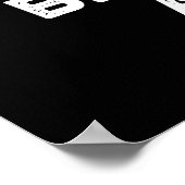 bereit für Action Funny Bread Pub Dark BG Poster (Ecke)