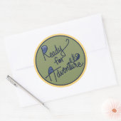 Bereit für Adventure Sticker (Umschlag)