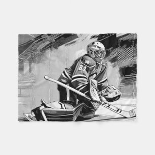 Bereit für alles - Eishockey-Torhüter Fleecedecke