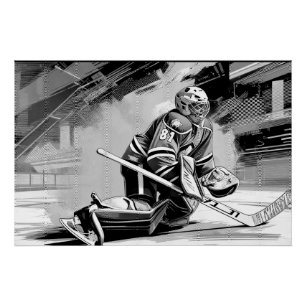 Bereit für Alles - Eishockey-Torhüter Poster