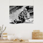 Bereit für Alles - Eishockey-Torwart Poster (Küche)