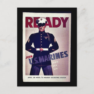 Bereit für alles postkarte