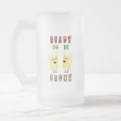 Bereit für Betrunkene Weine International 4 August Mattglas Bierglas (Links)