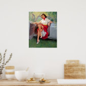 Bereit für das Button nach oben Poster (Küche)