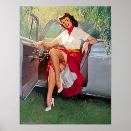 Bereit für das Button nach oben Poster (Vorne)