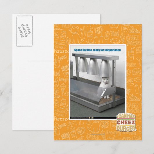 Bereit für das Fernsehen Postkarte (Vorne/Hinten)