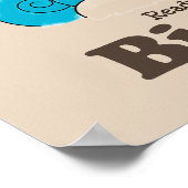 Bereit für das große Surfbrett Surfposter drucken Poster (Ecke)