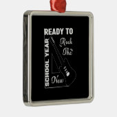 Bereit für das neue Schuljahr Ornament Aus Metall (Rechts)