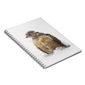 Bereit für das Schnee-Notebook Notizblock (Rechte Seite)