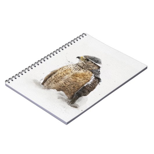 Bereit für das Schnee-Notebook Notizblock (Linke Seite)