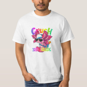 Bereit für den Absturz von Axolotl der dritten Kla T-Shirt