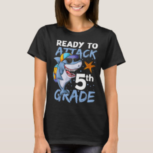 Bereit für den Angriff 5. Klasse Bekleidung, Zurüc T-Shirt