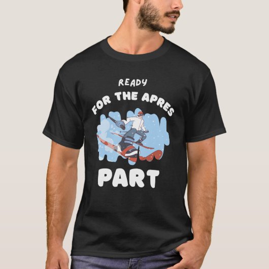 Bereit für den Apfelteil T - Shirt für Skifahrer (Vorderseite)