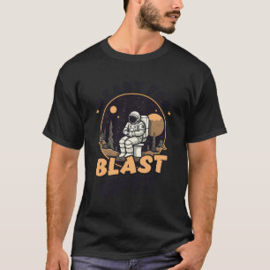 Bereit für den Astronauten mit explosionsartiger B T-Shirt